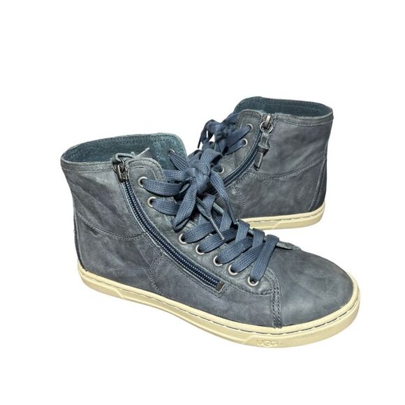 UGG Blue High-Top Sneakers size 6 L - Picture 2 of 5